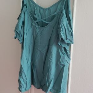 Torrid off the shoulder with staps summer top